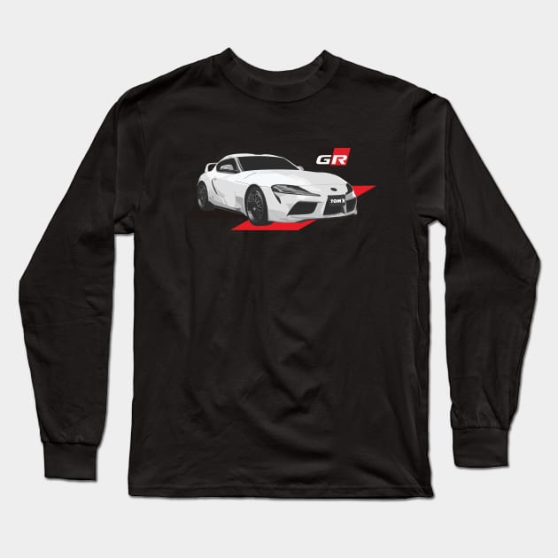 TOM'S gr supra a91 mark 5 toyota FOR PAUL Long Sleeve T-Shirt by cowtown_cowboy
